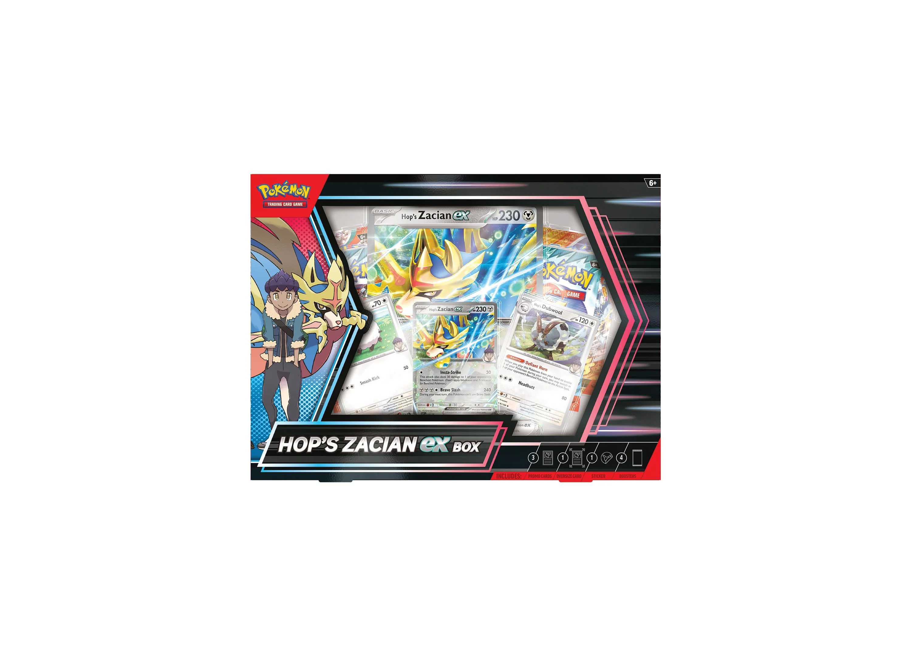 Pokémon Hop's Zacian ex Dynamic Duo Battle Box - Image 2