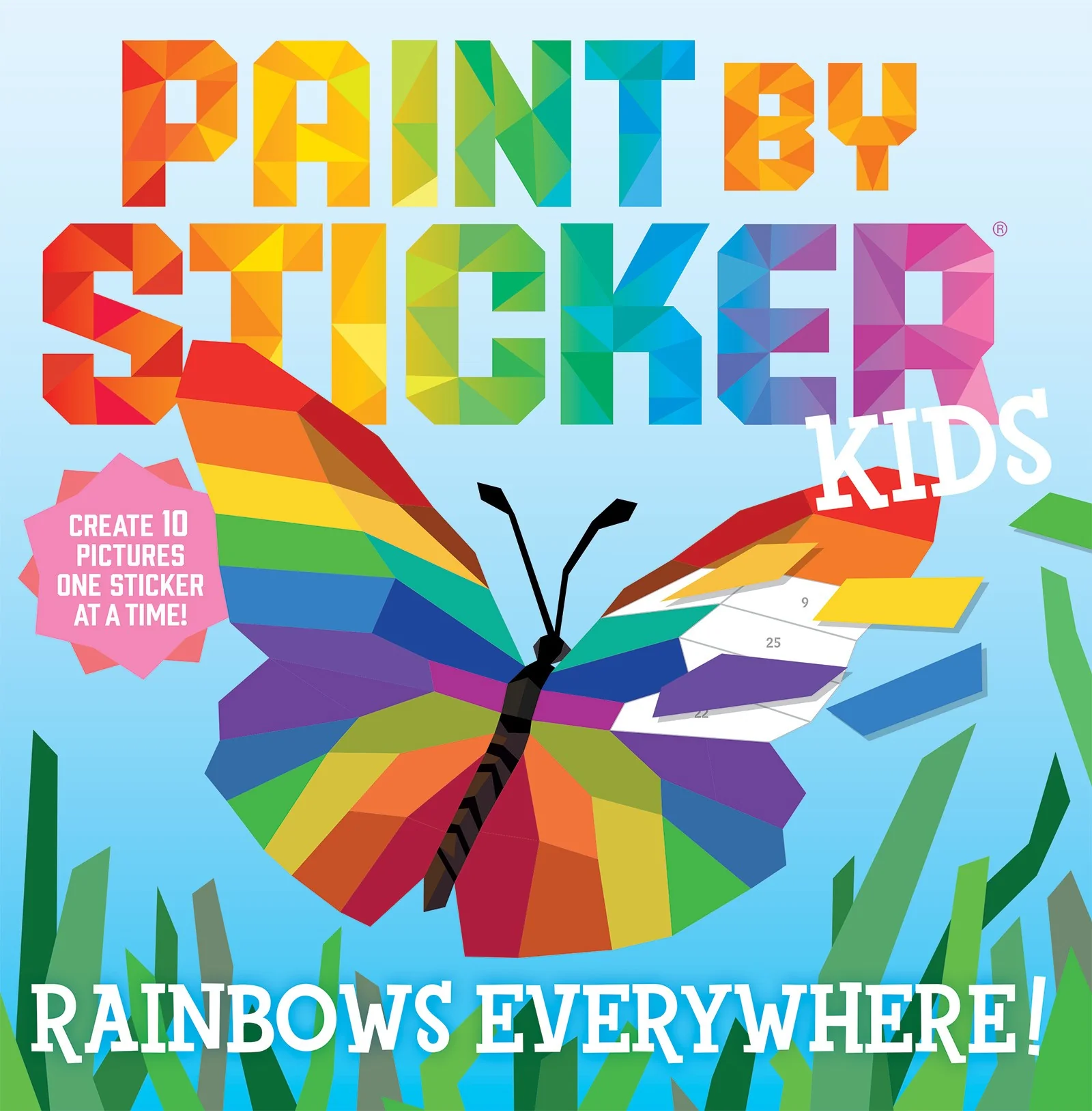 Paint by Sticker Kids Rainbow Art Kit: Rainbows Everywhere!