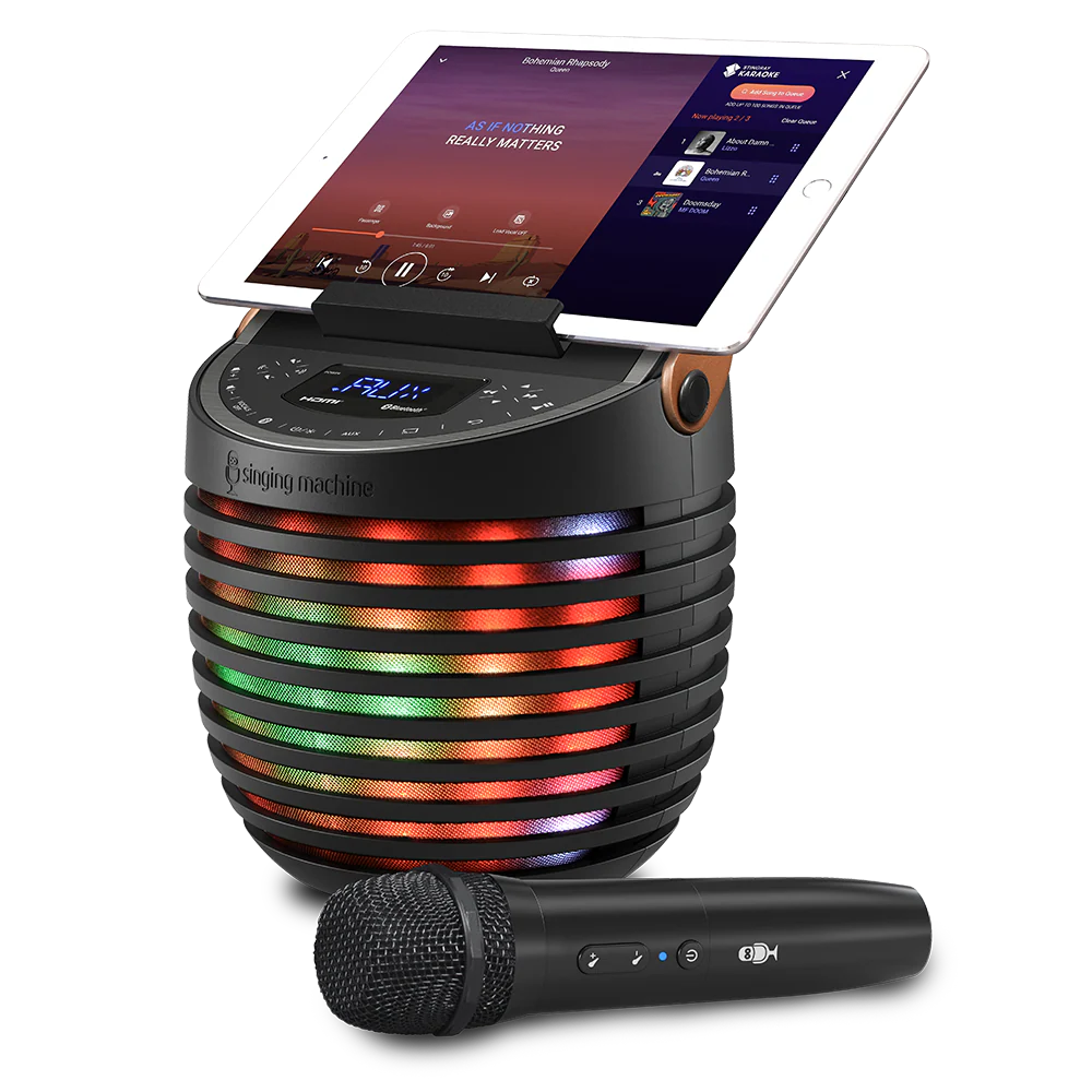 Singing Machine SingCast One - Video Casting Karaoke System with Bluetooth, Light Show & Voice Changing Effects - Image 2