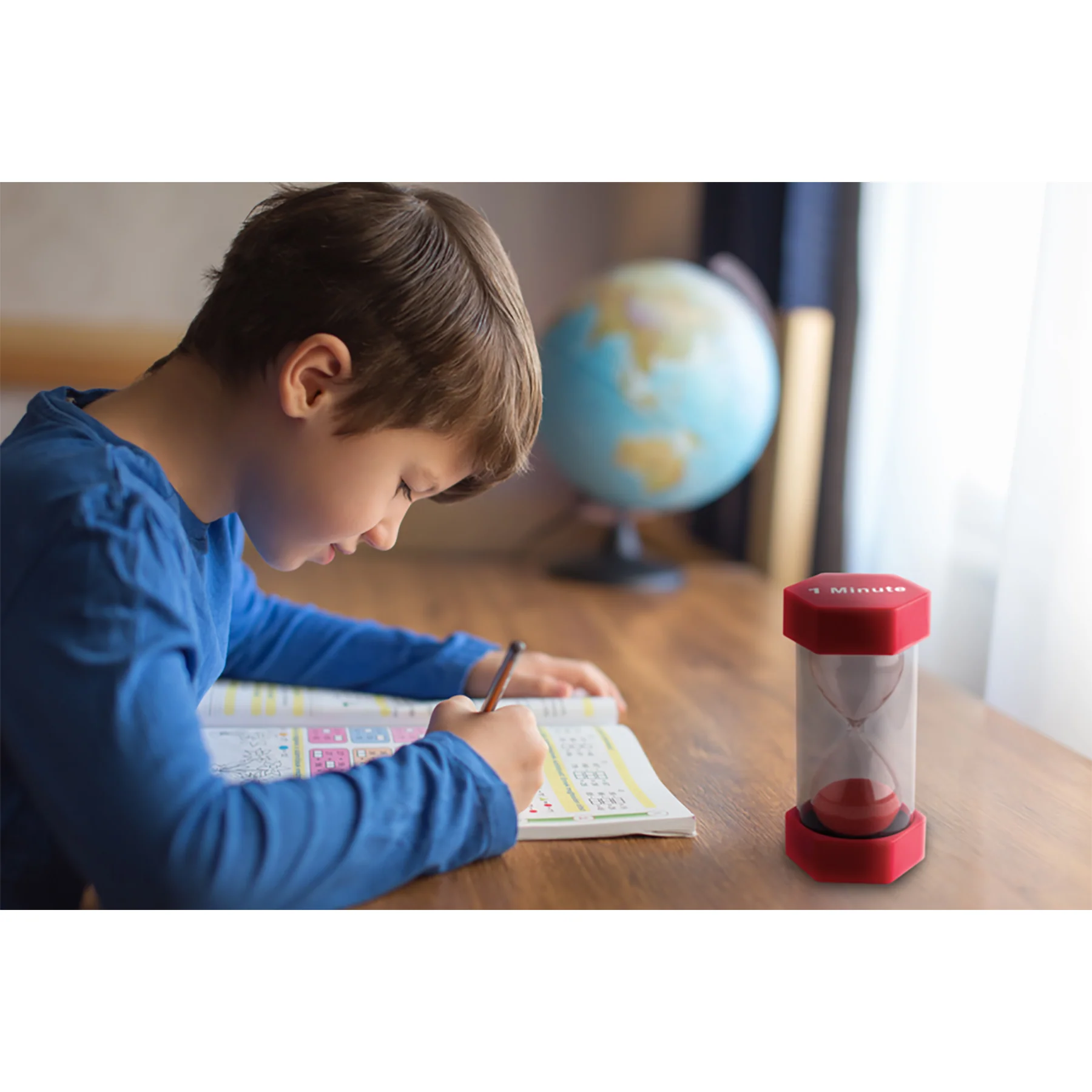 Teacher Created Resources 1-Minute Red Sand Timer - Large - Image 3