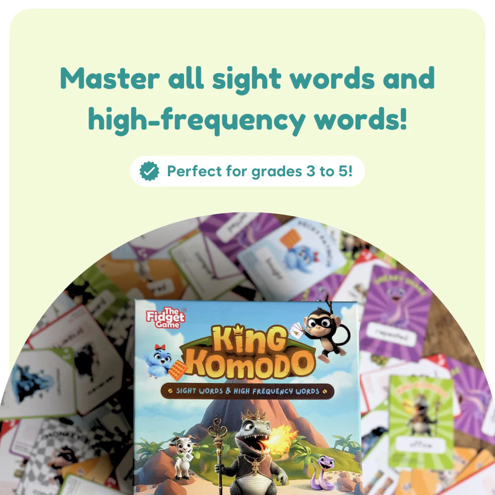 The Fidget Game King Komodo Educational Sight Word Adventure - Image 9