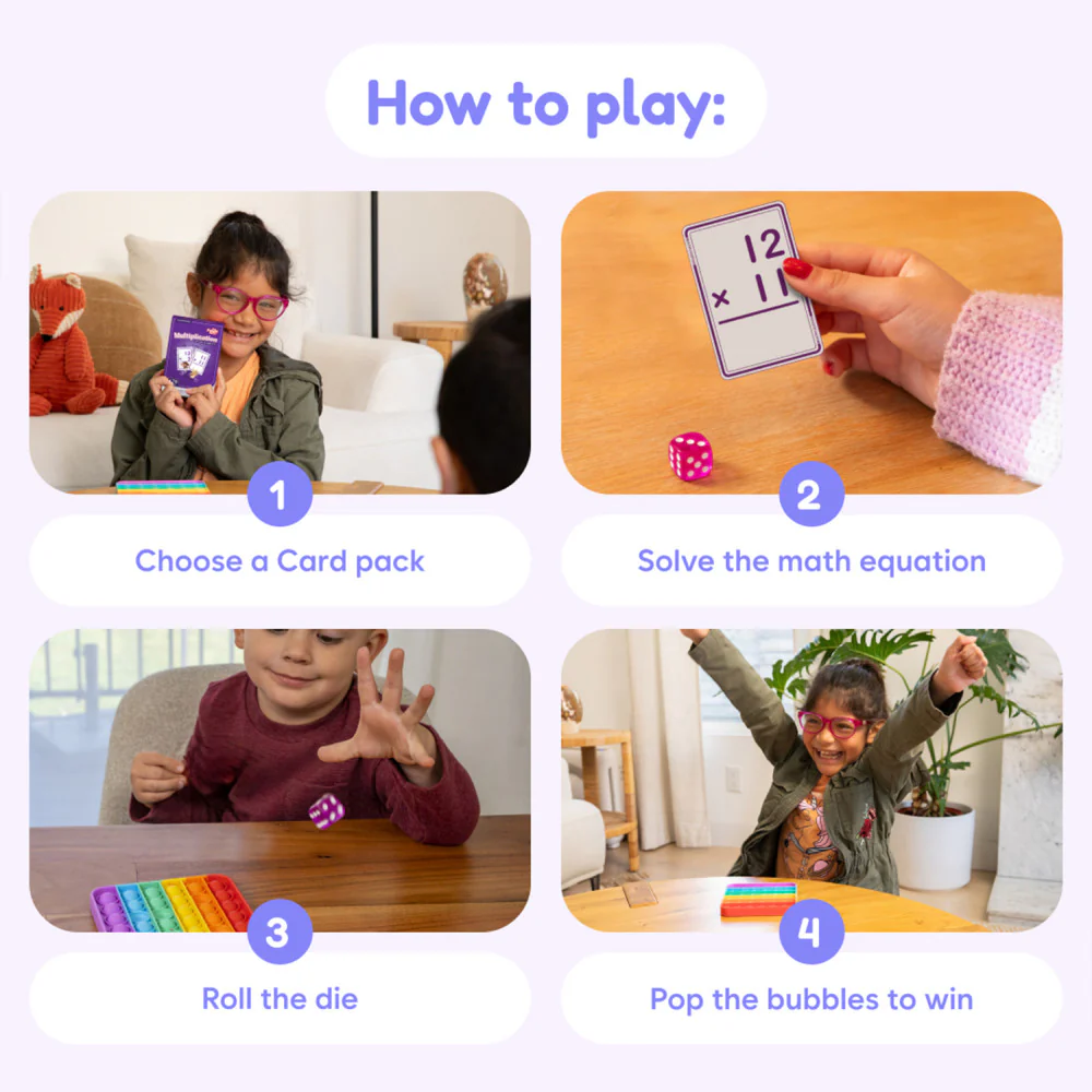 Fidget Game Math Bundle - Multiplication & Division Magic - Image 3