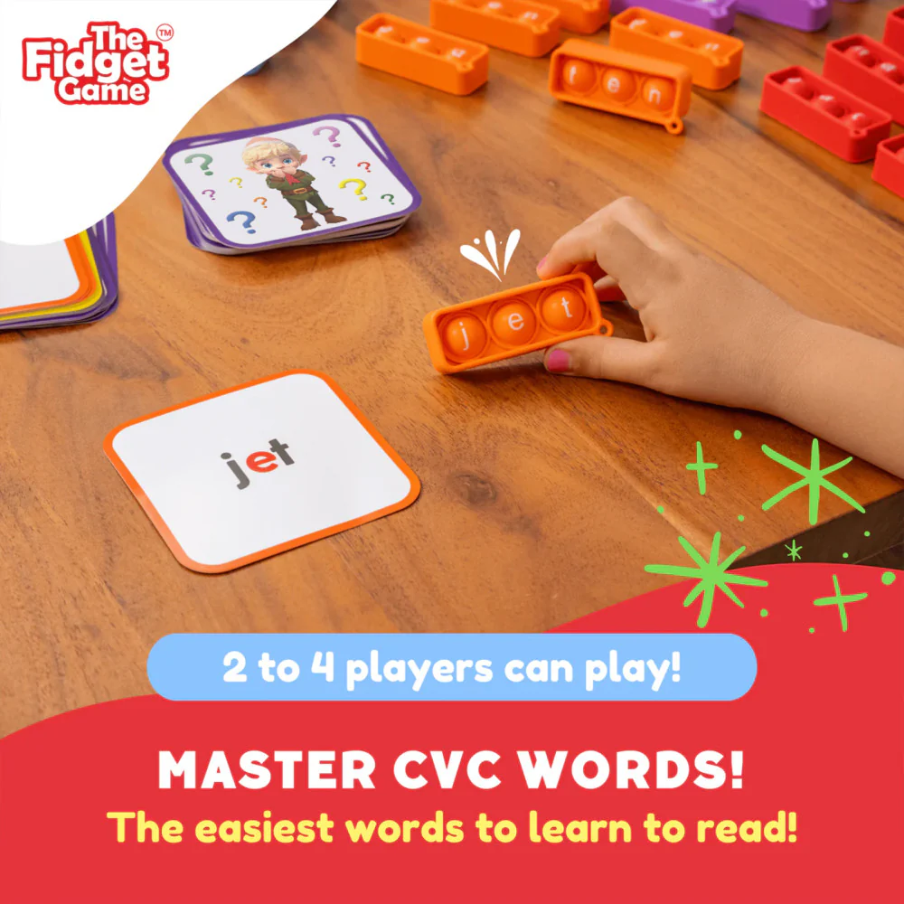 Sneaky Elves CVC Reading Game - Interactive Fidget Game - Image 5