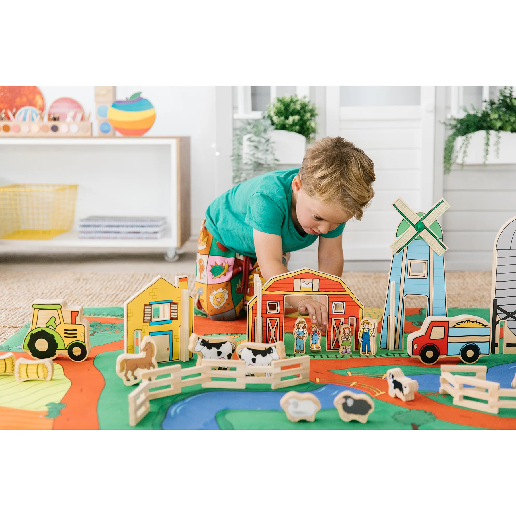 The Freckled Frog Farm-Themed Play Mat for Kids - Image 4