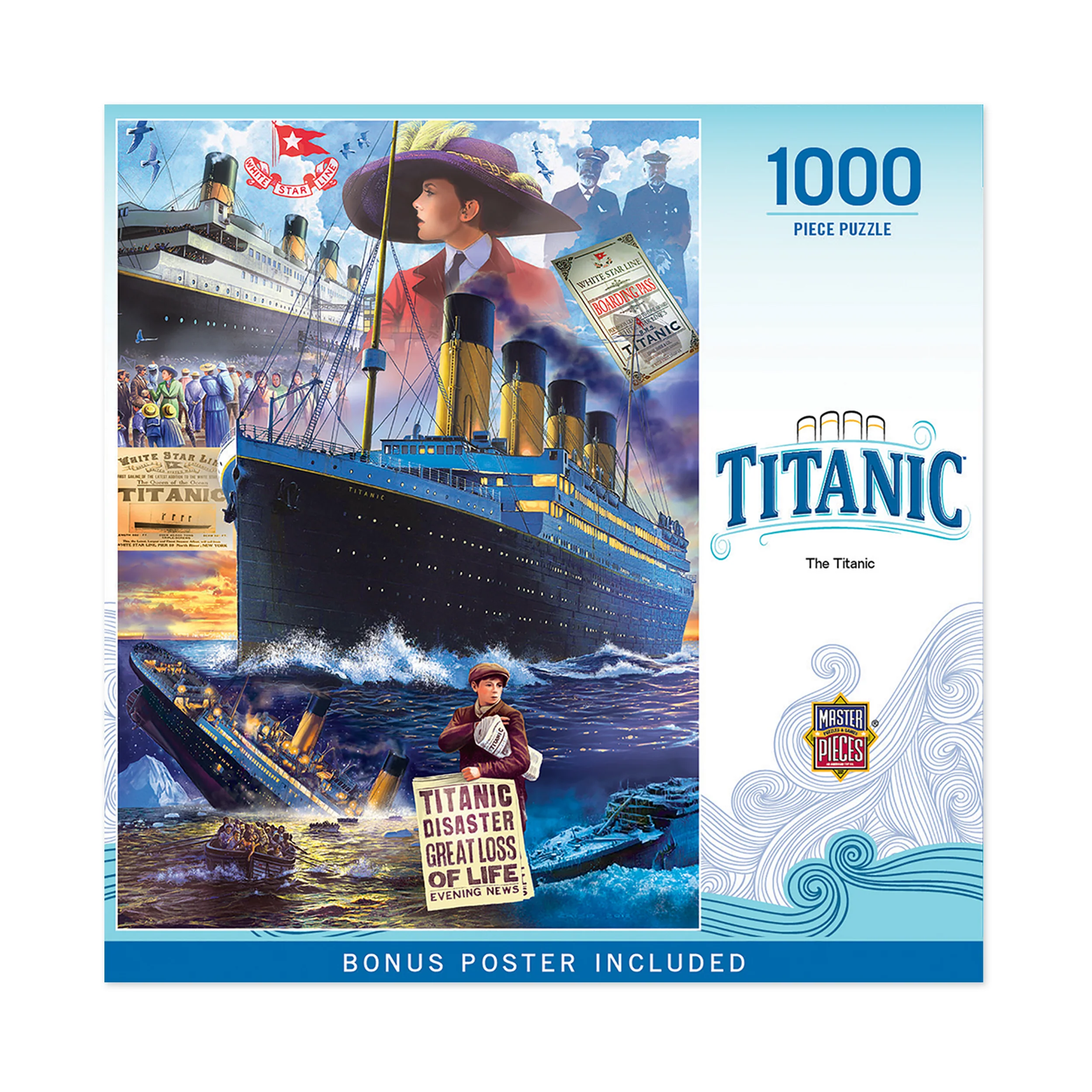 MasterPieces Historical Titanic Jigsaw Puzzle - 1000 pc - Image 3
