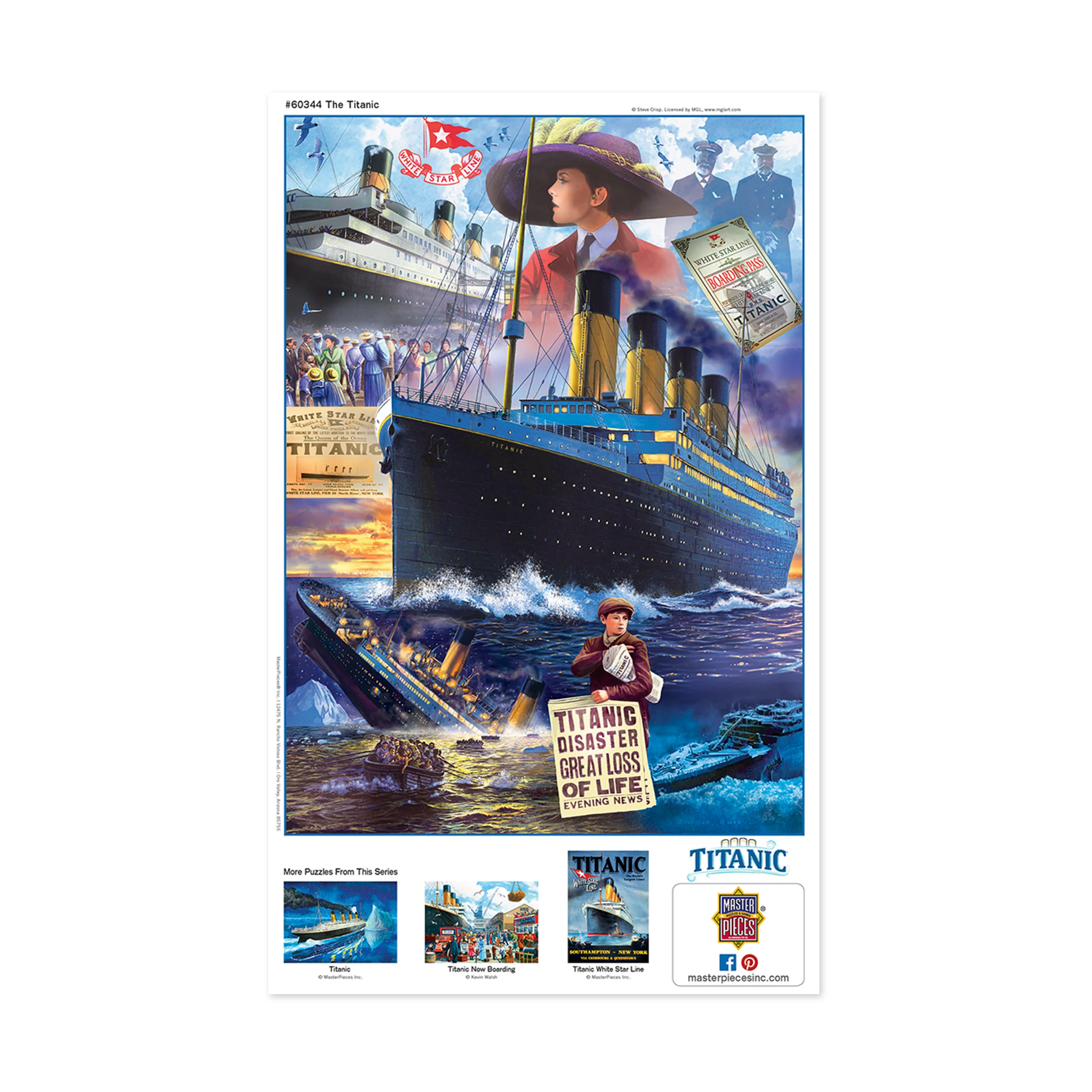 MasterPieces Historical Titanic Jigsaw Puzzle - 1000 pc - Image 5
