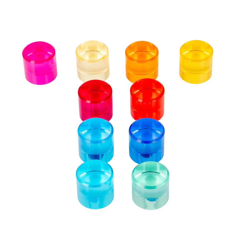 TickiT Gem Circles – Colorful Acrylic Stacking Toys - Image 4