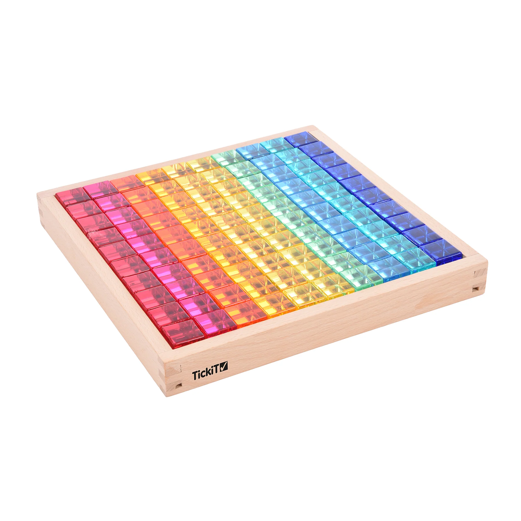 TickiT Gem Cube Mirror Tray - Colorful Sensory Exploration - Image 5