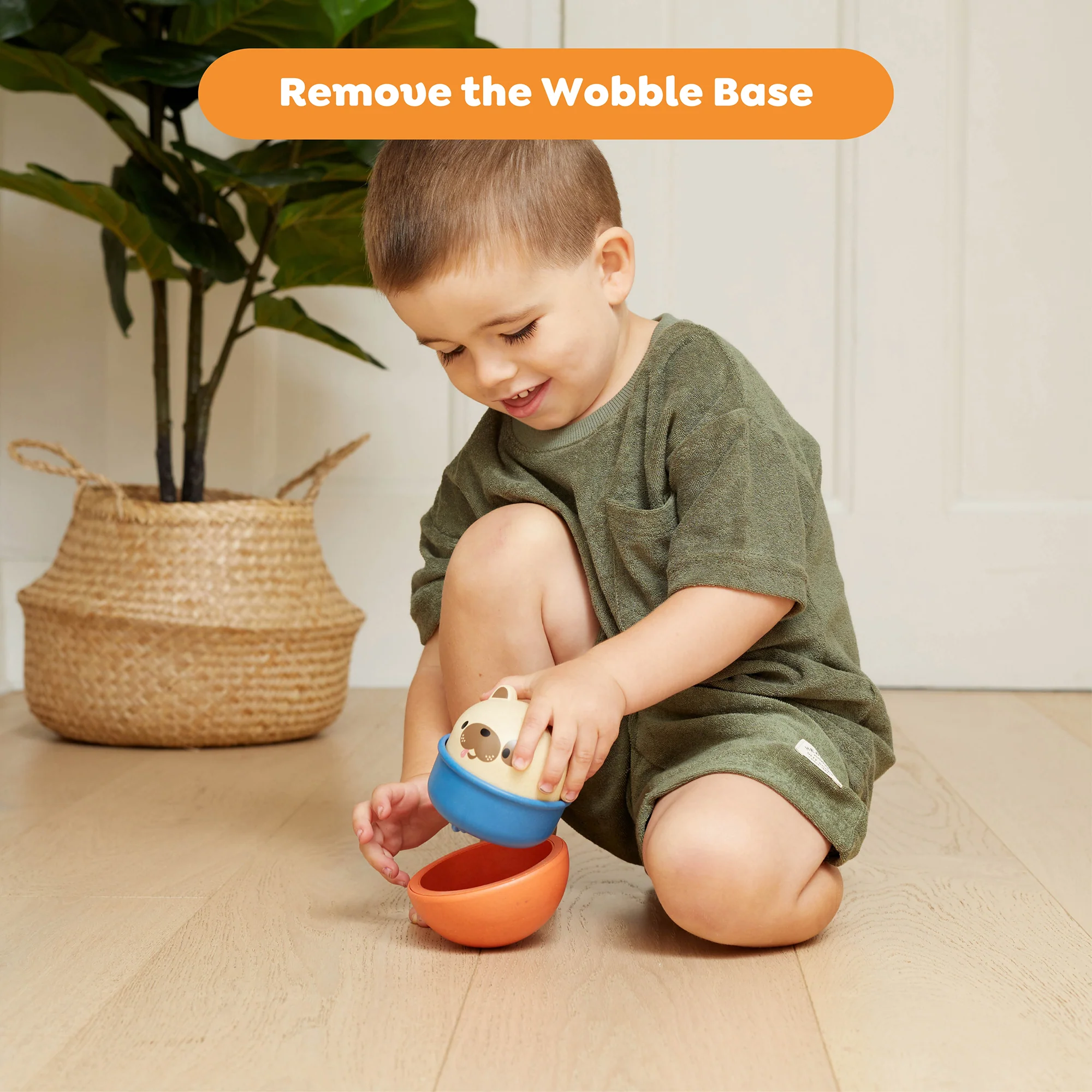Tiger Tribe Rocking Roller Dog - 2-in-1 Wobble and Race Toy - Image 5