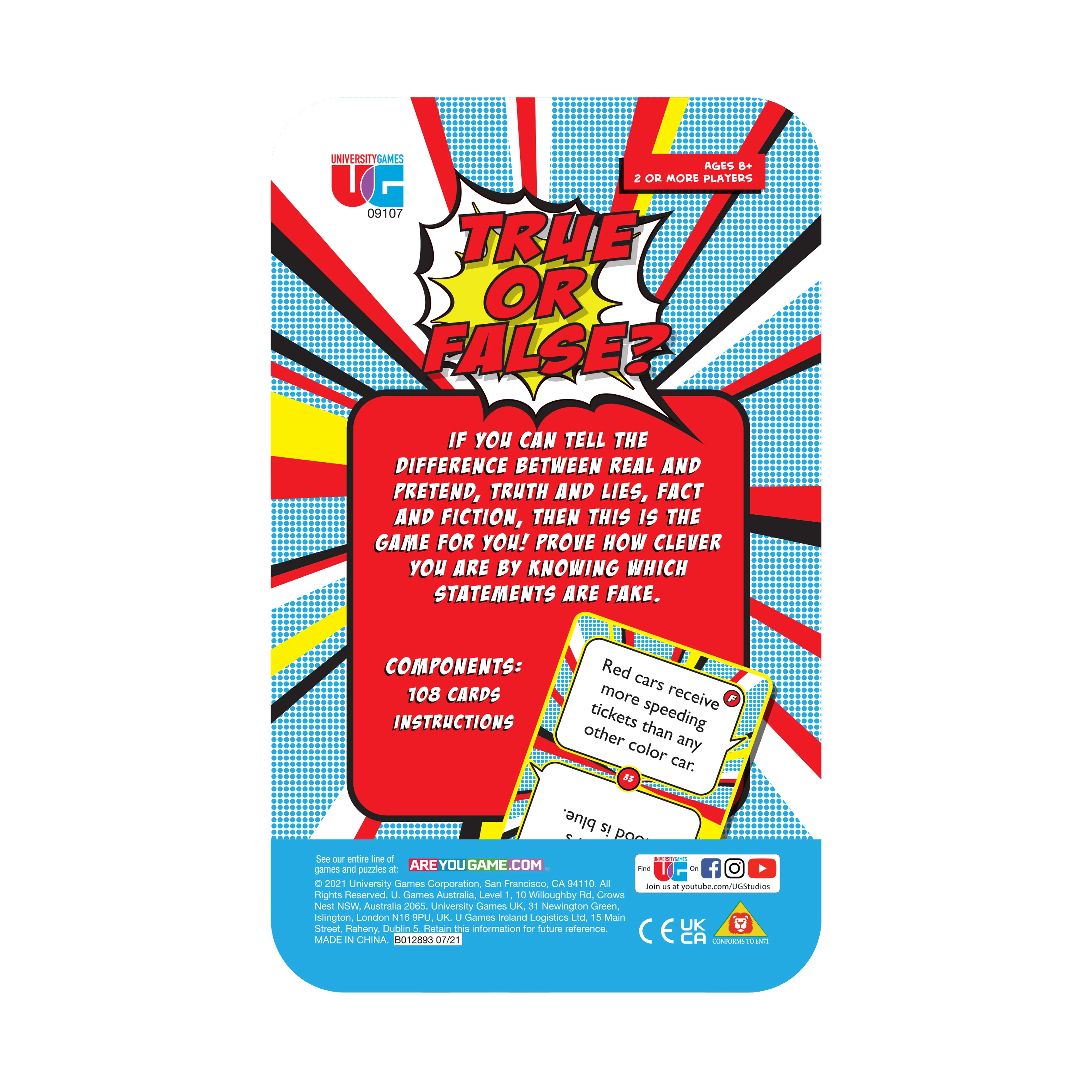 True or False? Tin Travel-Sized Trivia Game - Image 3