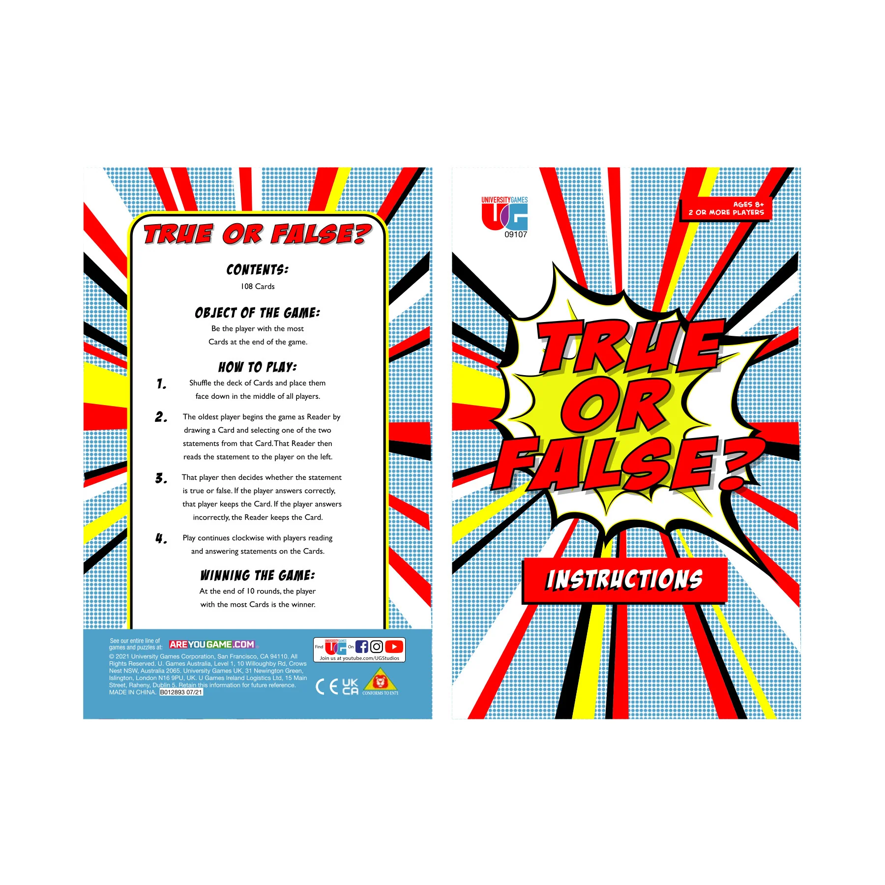 True or False? Tin Travel-Sized Trivia Game - Image 4