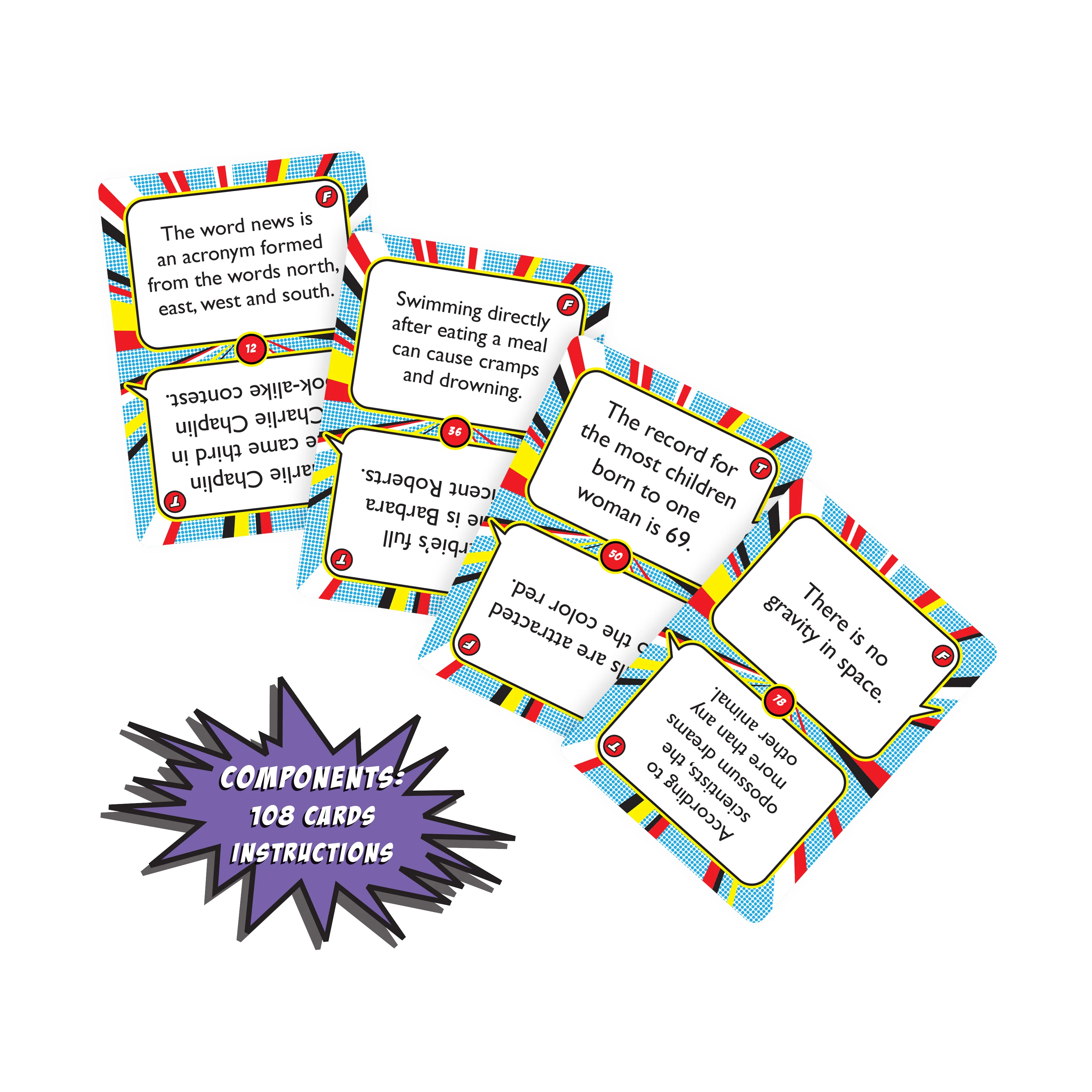 True or False? Tin Travel-Sized Trivia Game - Image 5