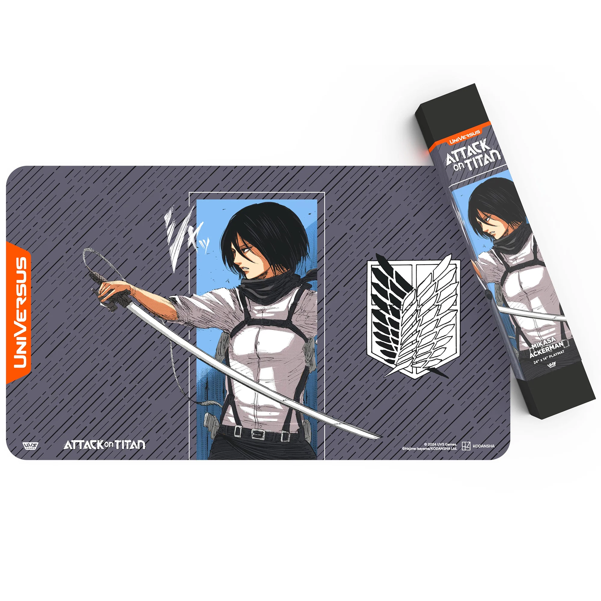 UniVersus Attack on Titan Mikasa Ackerman Premium Playmat - Image 5