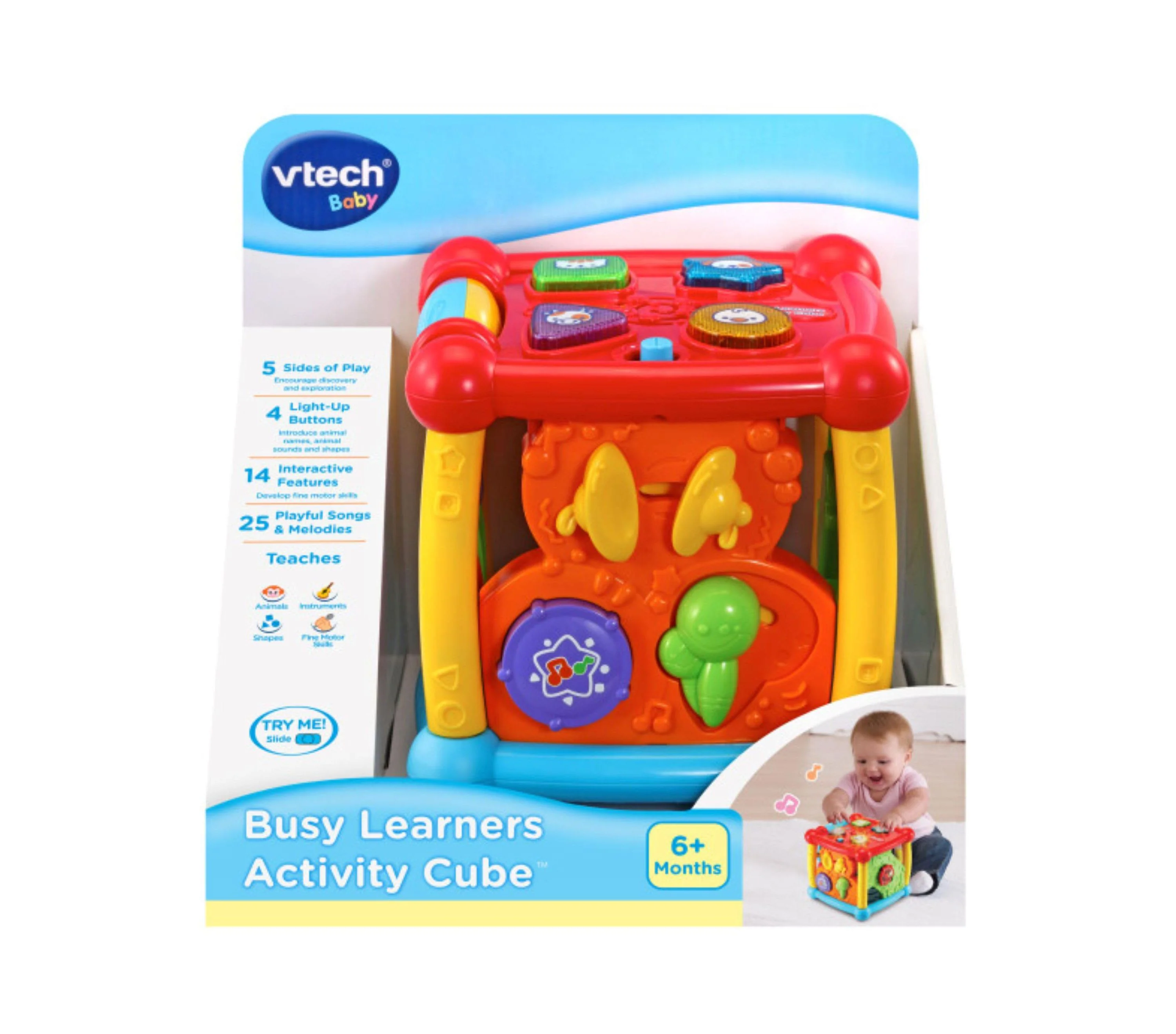 VTech Busy Learners Activity Cube – Interactive Educational Toy - Image 2