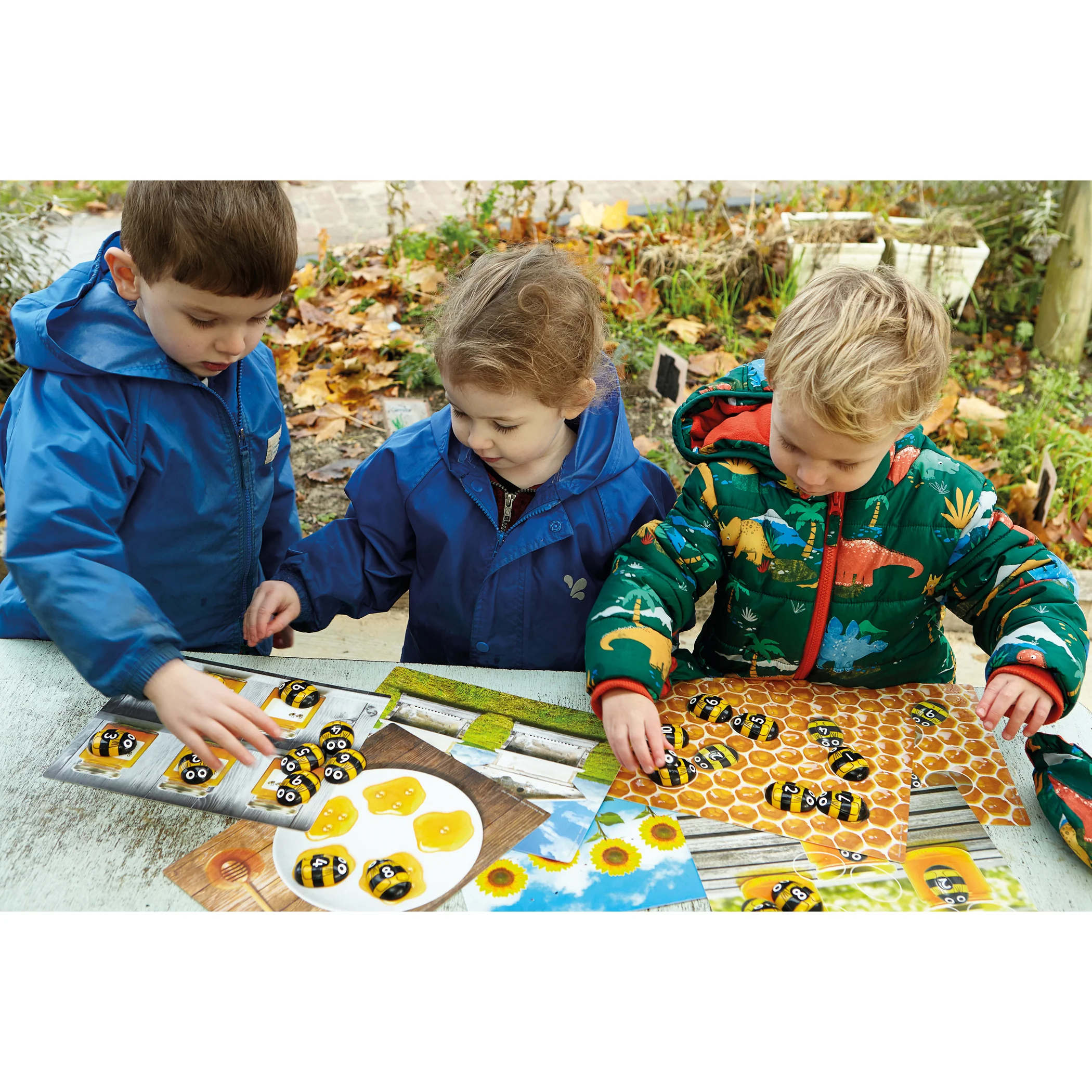 Yellow Door Honey Bee Early Number Cards - Colorful Learning Set of 16 - Image 2