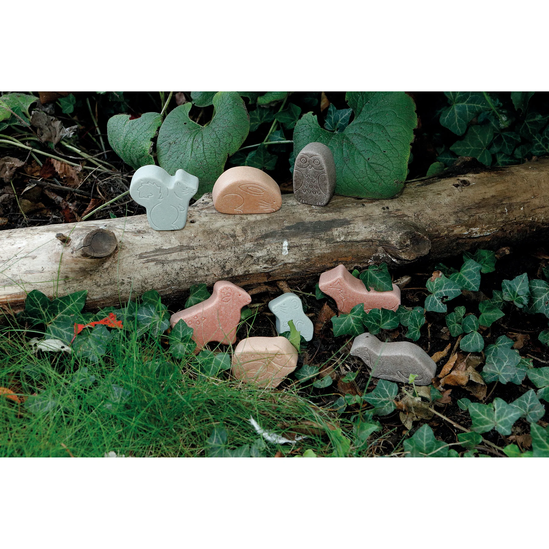 Yellow Door Little Lands Woodland ‚Äì Assorted Stone Animal Figures, Set of 8 - Image 5